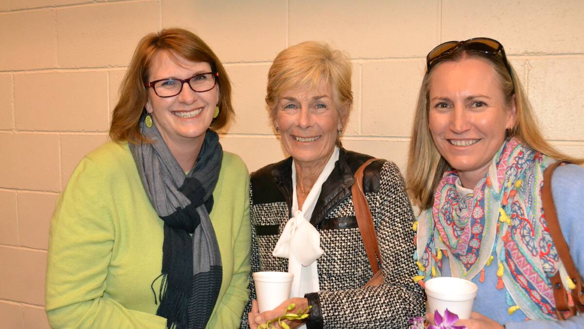 GREAT DAY: Liss Ryan, Helen Worland and Nicole Worland pictured at Stannies.