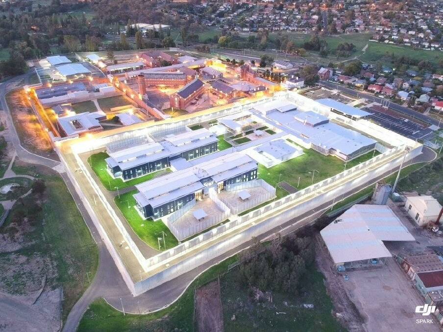 An aerial view of Bathurst Correctional Centre.