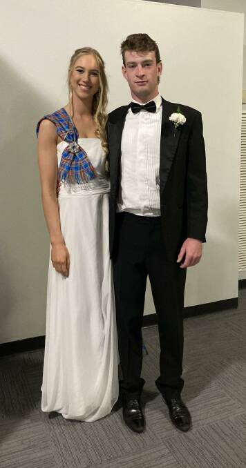 FUN NIGHT: Mia Baggett and Nick Betts were among the couples to be part of the evening.
