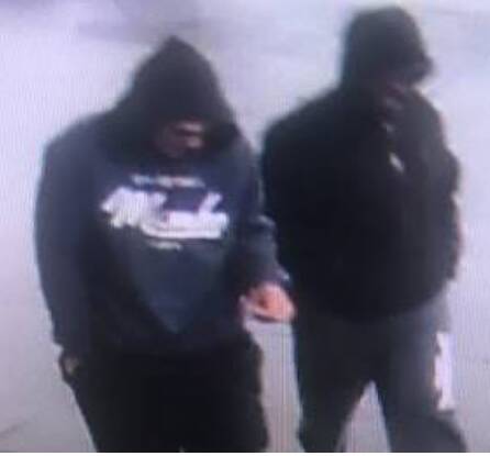 APPEAL FOR ASSISTANCE:  Can you help police identify two men who may be able to assist their investigations into a robbery at the Caltex Service Station.