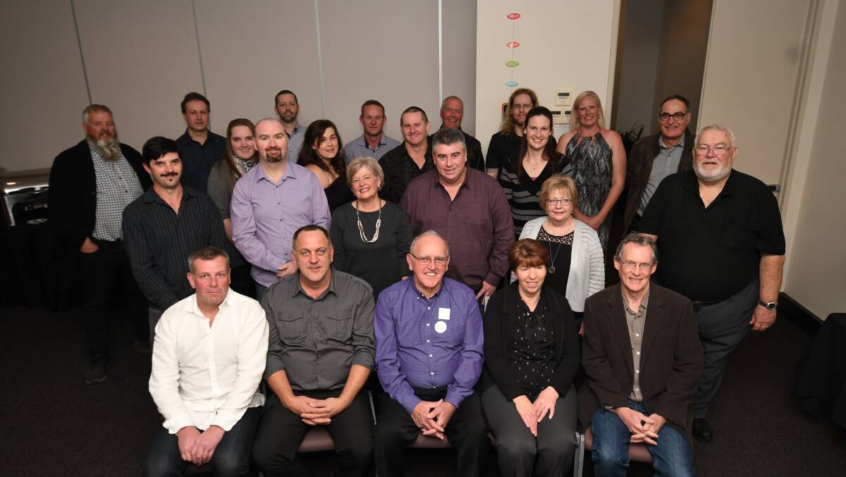 A GREAT SEND OFF : Rydges was the venue for the retirement celebrations for Eisse Woldhuis, front row, centre, recently.