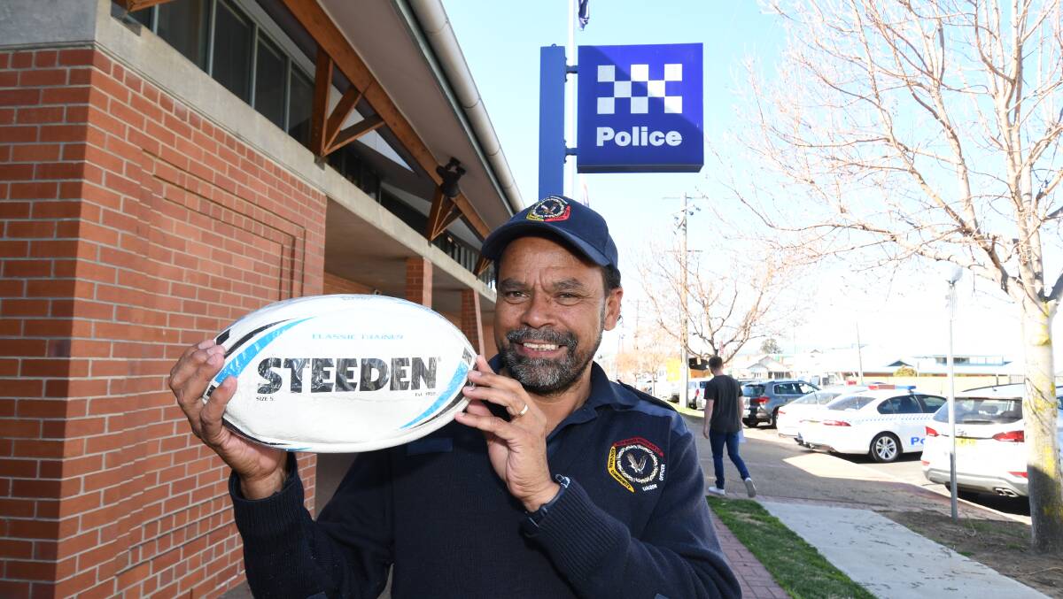 BUILDING COMMUNITY : Percy Raveneau, Aboriginal Community Liaison Officer, has organised a touch football competition for NAIDOC Week.