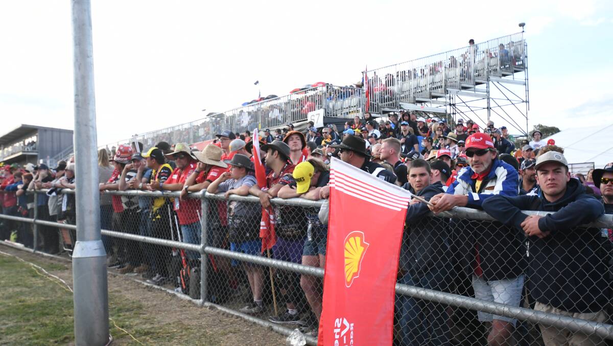 THE GREAT RACE: Fans lining up at Mount Panorama, for the 2019 Bathurst 1000.