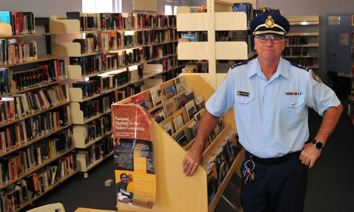 ON THE INSIDE: Bathurst Jail Governor Mark Kennedy showed Australian Community Media a library in the corrections centre.