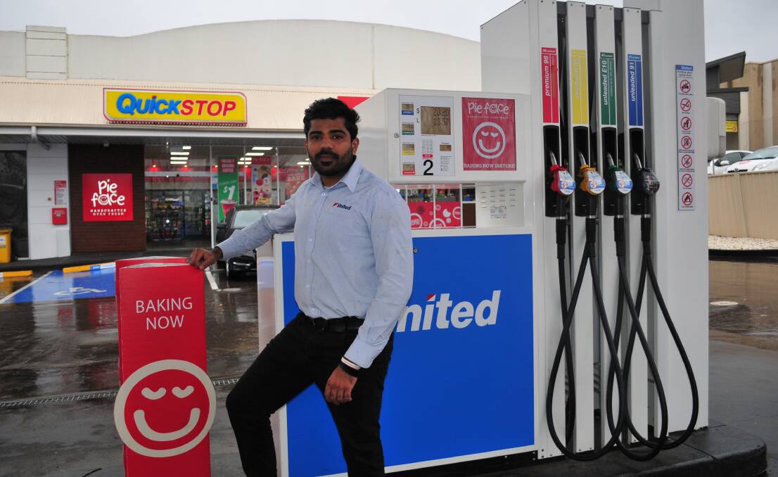 FAILING TO PAY: Sumit Wadhwa from United is just one service station across the city which has experienced drivers not paying for fuel. Police have said offenders can expect to be charged.