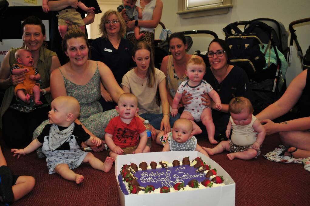 ONE YEAR ON: New mums, babies and staff at Bathurst Base Hospital celebrating one year of the midwives program, which provides pregnant mums with continuous care.