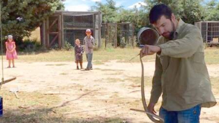 SNAKE CATCHER: Jake Hansen is a licensed snake catcher, and advises people not to approach snakes.