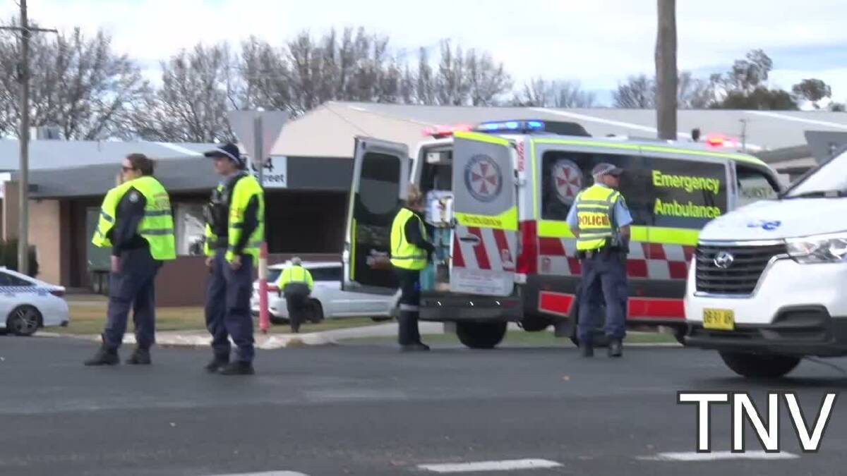 Emergency crews at the scene. Picture: Top Notch Video.