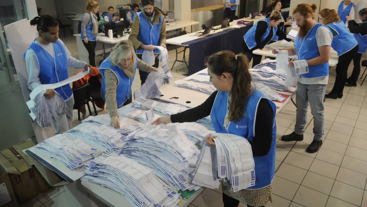 ONE WEEK AGO: This time last week government officials were busy sorting out the ballot papers after Saturday's Local Government election.