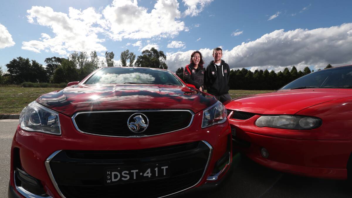 STATE TITLES: Donna Stait and Dean Ellingham promoting the SS owners club state title coming to Paddy's hotel.