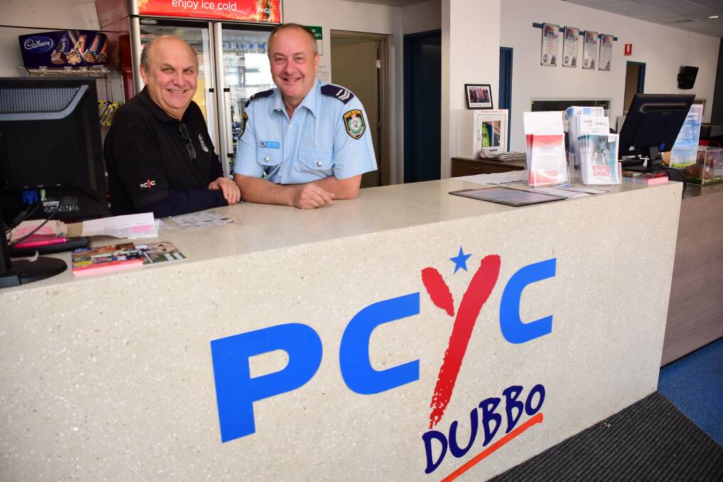 CHANGING MINDSETS: Dubbo PCYC manager Mark Nuttall and Senior Constable Craig Skene.