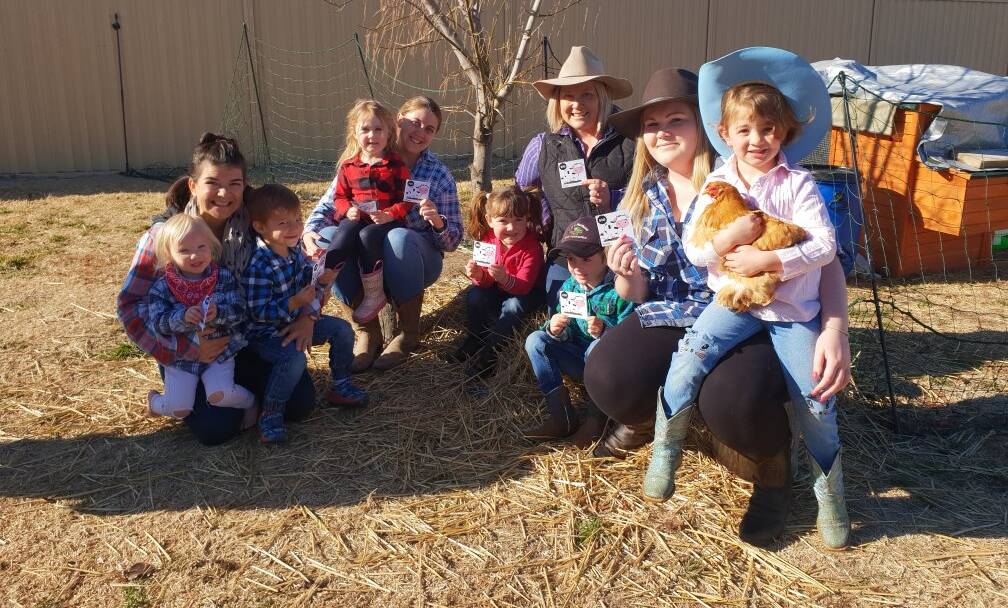 FARMER FOR A DAY: The children from Goodstart Early Learning at Kelso raised in excess of $550 this week for farmers doing it tough.