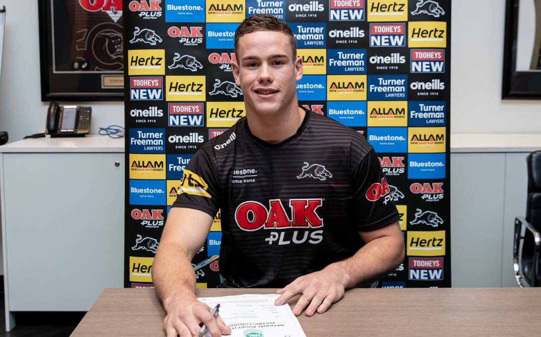 WELL DONE: Liam Henry has been upgraded to the Development list for the remainder of the 2022 campaign. Photo: PENRITH PANTHERS. 