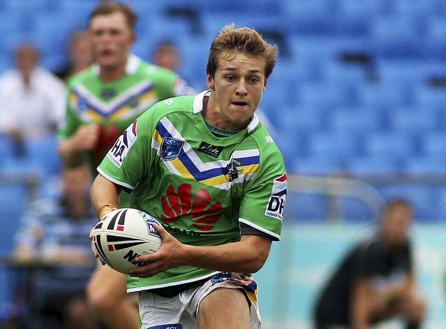 Orange's Ryan Griffin in action for the Raiders SG Ball side in 2015. Picture by Canberra Raiders