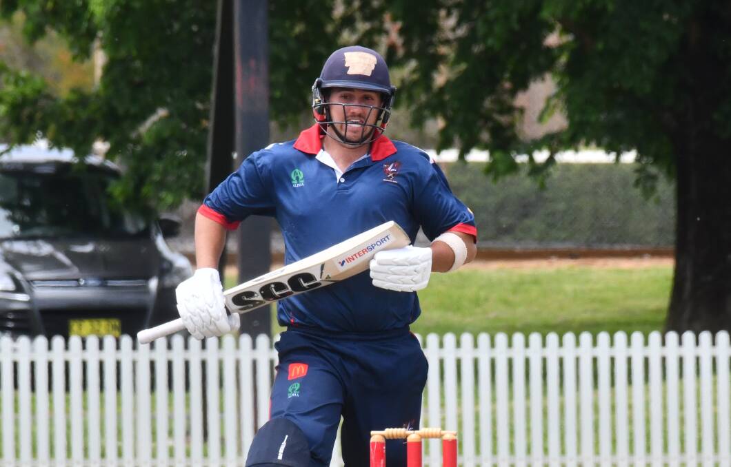 Western captain Marty Jeffrey led from the front, top-scoring in the match with 118 in their victory over Riverina. Picture by Carla Freedman.