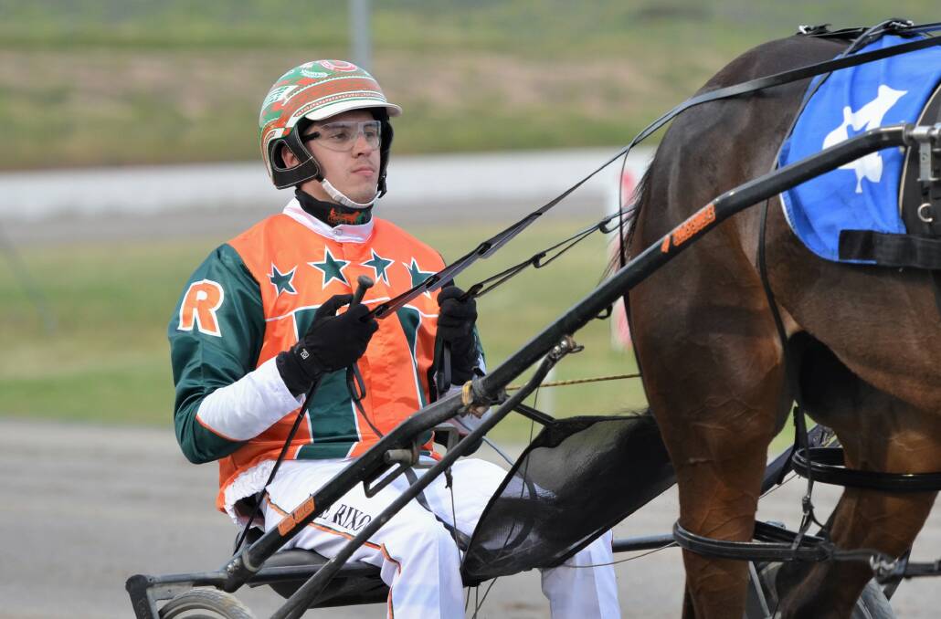 FIRST START: Will Rixon has the drive on Finery for her debut at Bathurst Paceway this Wednesday. Photo: ANYA WHITELAW