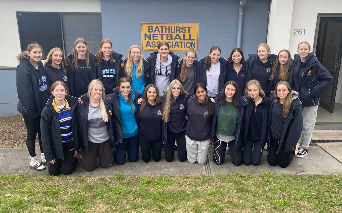 STATE BID: Bathurst Netball Association's under 15s and 17s teams are chasing state glory. Photo: CONTRIBUTED