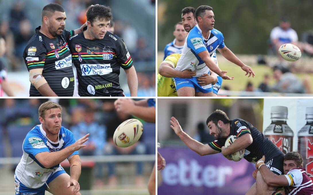 BATHURST BATTLE: (Clockwise) Willie Wright, Trent Hotham, Garry Reilly, Jed Betts and Hudson White are chasing a derby win. Photos: PHIL BLATCH