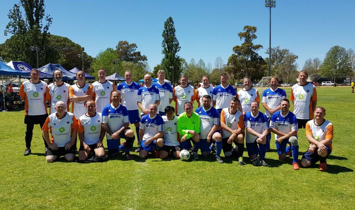 IN THE MIX: The Bathurst Blue and White squads (pictured) made their way to the semi-finals.