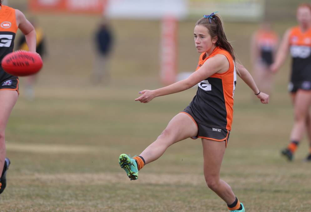 RARING TO GO: Zoe Peters is one of 12 Bathurst Giants players named in the Central West representative team. Photo: PHIL BLATCH