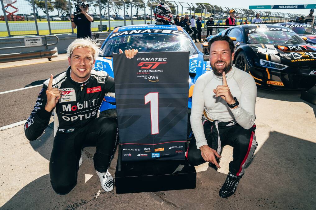 BACK TO THE MOUNT: Chaz Mostert (left) will join forces with Liam Talbot (right) and Fraser Ross at the upcoming Bathurst 12 Hour. 