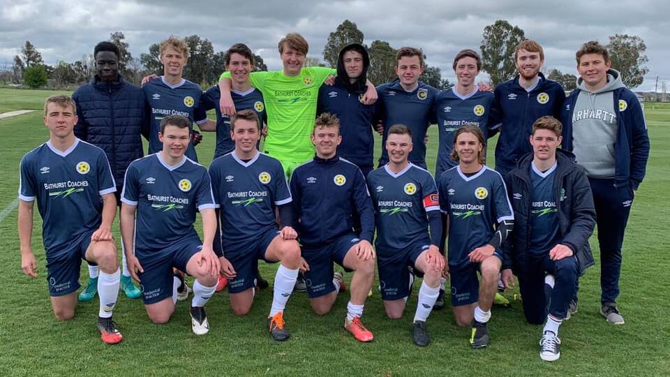 ON FIRE: Western NSW FC's under 20s side finished the regular season in second and will now contest for the championship. They will face Camden Tigers in this Saturday's second-versus-third clash. Photo: WESTERN NSW FC