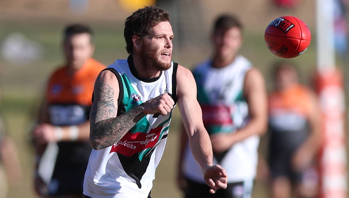 SO WE MEET AGAIN: Matthew Manktelow and the Bathurst Bushrangers Rebels are on a mission to cut down Orange Tigers' lead when the two clubs play each other on Saturday. Photo: PHIL BLATCH