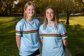 Tilly Hancock and Kiyarah Cobcroft have been selected for the NSW CCC Southern team. Picture by James Arrow.