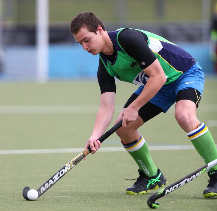 TOUGH MATCHES: Rowan Hamer and the Bathurst divsion two team finished seventh overall at the Boys Under 18s State Hockey Championships. The team had two draws and three losses over the competition. Photos: PHIL BLATCH