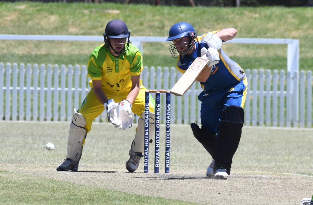 GIANT STAND: Sam Macpherson (pictured) and Imran Qureshi put on 166 runs together to help Rugby Union set a match-winning total against CYMS at Wade Park. Photo: JUDE KEOGH