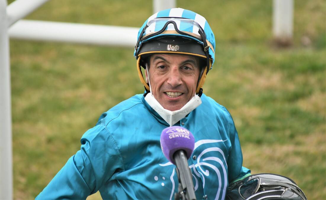 STUNNING WIN: Anthony Cavallo was all smiles following Monday's win with $51 long shot Ideel Girl. Photo: CHRIS SEABROOK