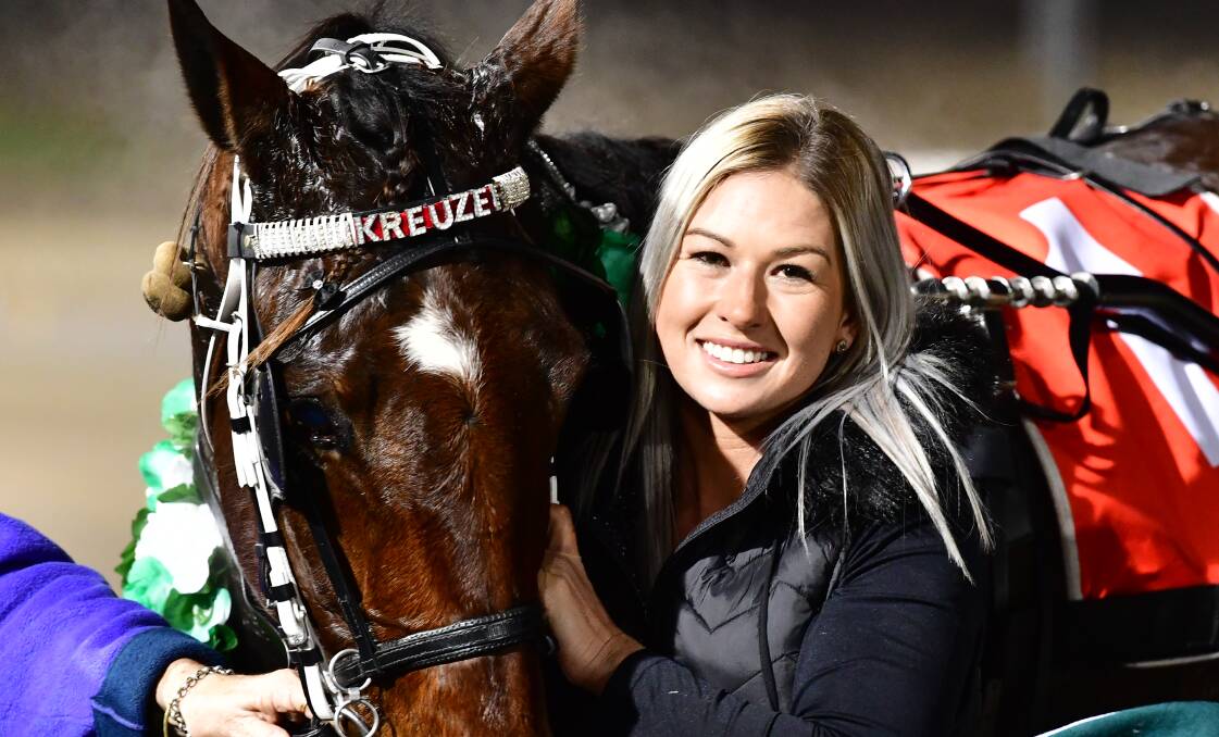 QUEENSLAND VICTORIES: Bathurst trainers Gemma Hewitt (pictured) and Chris Frisby each had close wins at Albion Park on Saturday night with Kash Us Back and Our Uncle Sam respectively. Photo: ALEXANDER GRANT