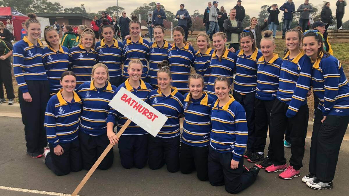 GREAT TIME: Bathurst's netball squads all smiles at the Senior State Titles. Both teams aimed for a top five finish in their hotly contested division two competitions and only just came up short. Photo: BATHURST NETBALL ASSOCIATION FACEBOOK