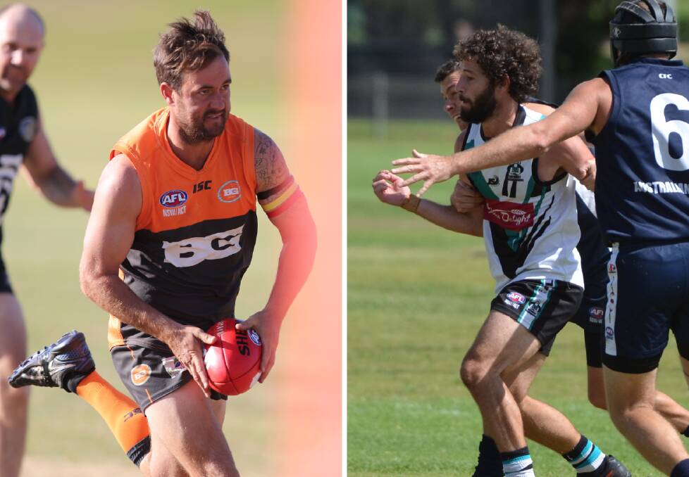 VALUABLE POINTS: Bathurst Giants' Paul Jenkins and Bathurst Bushrangers Outlaws' Ben Horn will look to lead their sides to victory in this Saturday's big meeting at George Park 2.