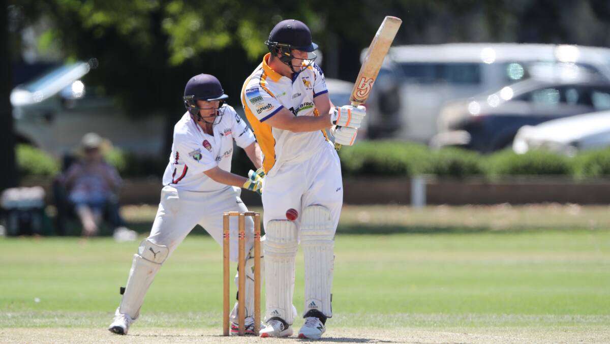 MINDBLOWING FINISH: Jonah Ruzgas came close to sending Rugby Union to the top of the Bathurst Orange Inter District Cricket ladder. Photo: PHIL BLATCH