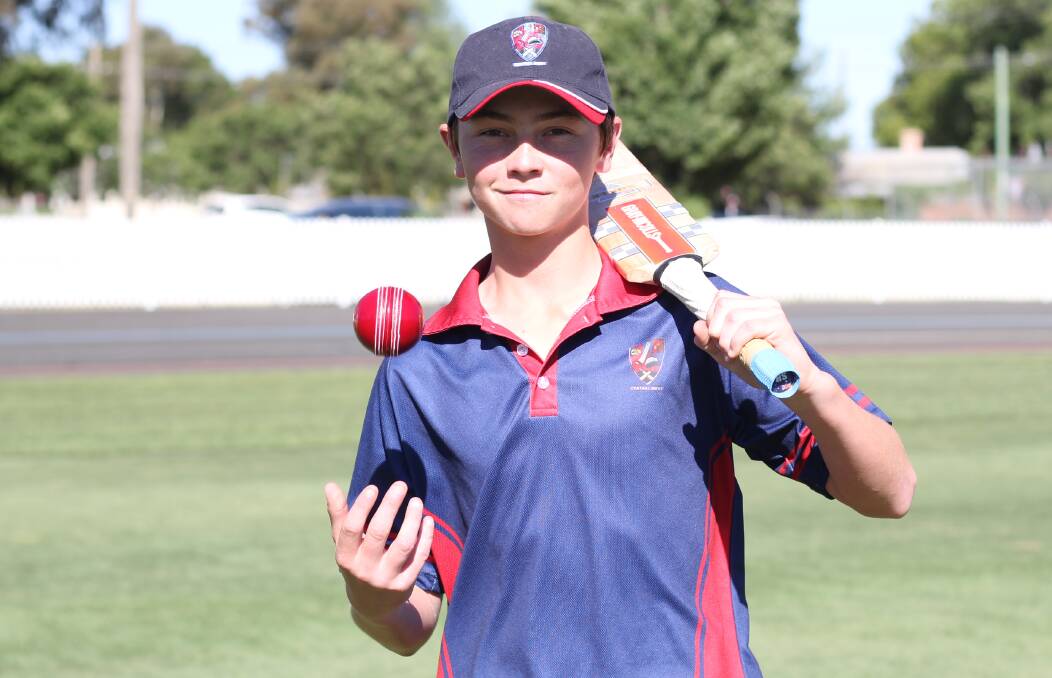 SELECTION: Liam Cain has been selected to take part in next week's Under 14s Cricket NSW State Challenge at Dubbo. Photo: BRADLEY JURD