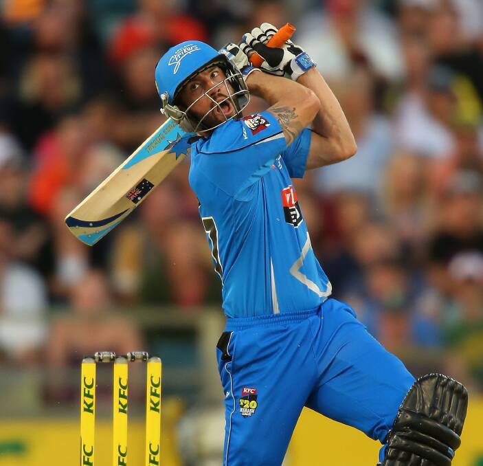 MUCH NEEDED RUNS: Bathurst's Jono Dean picked up 23 off 16 deliveries for the Adelaide Strikers on Tuesday night against the Melbourne Stars. The Stars claimed a two-wicket win. Photo: GETTY IMAGES