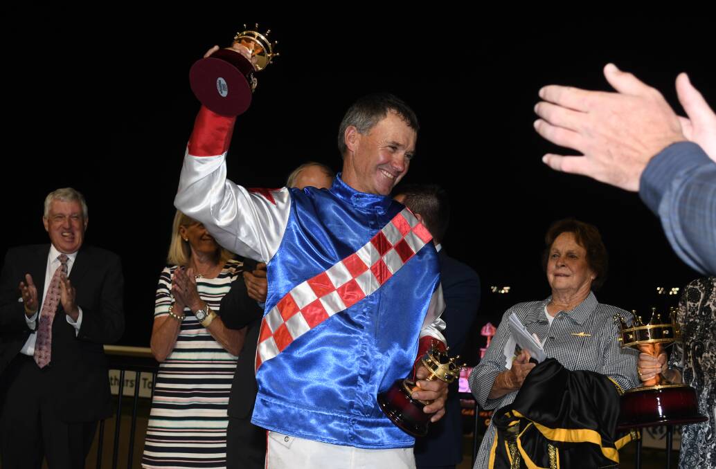 INCREASE: Bernie Hewitt holds this year's Gold Crown aloft. Next season's Gold Bracelet and Chalice will carry Group 1 status. Photo: CHRIS SEABROOK