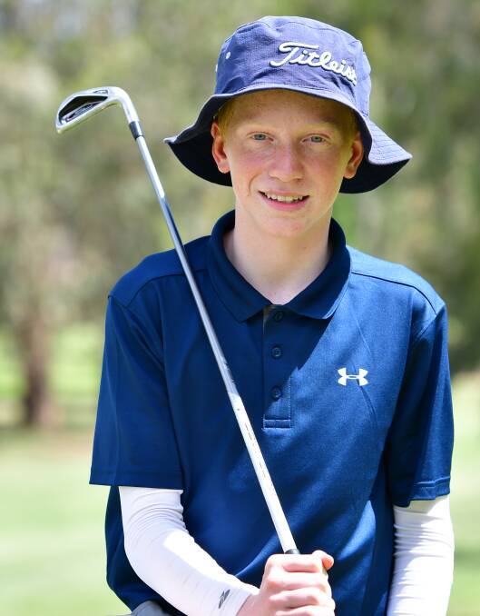 WINNER: Cameron Jackson took out his home Bathurst Junior Classic event on Sunday with 80 off the stick and a nett score of 74. Photo: ALEXANDER GRANT