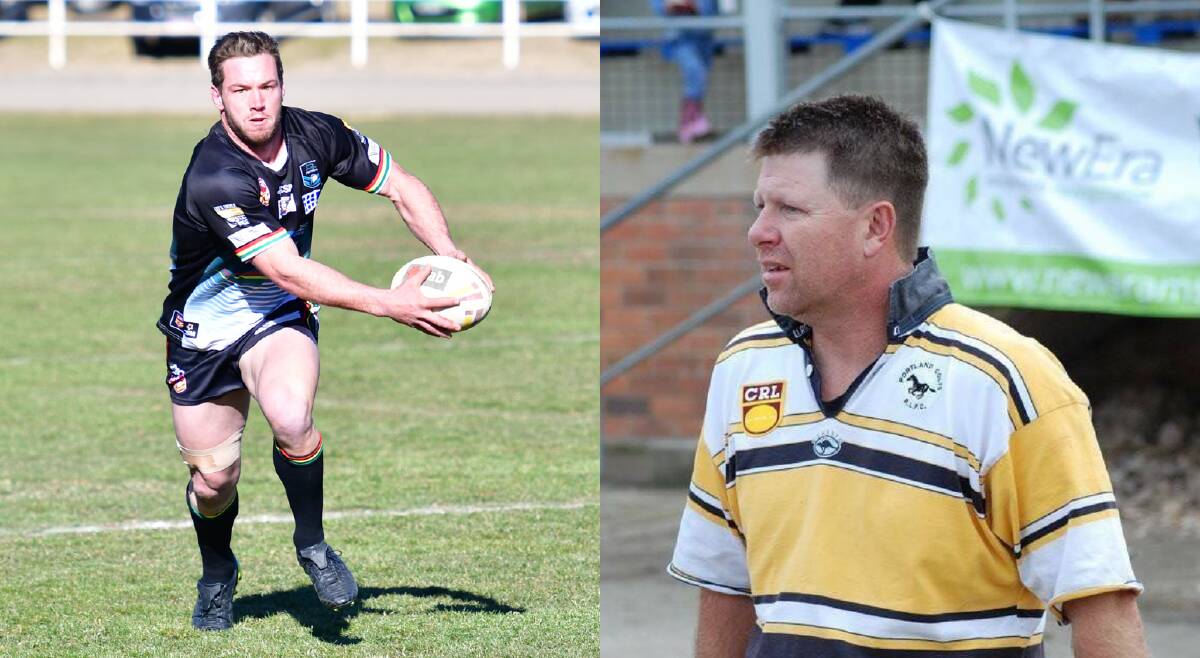 IN CHARGE: Doug Hewitt and Darrin Fardell are in control of Panthers' 2019 premier league and first division sides respectively.