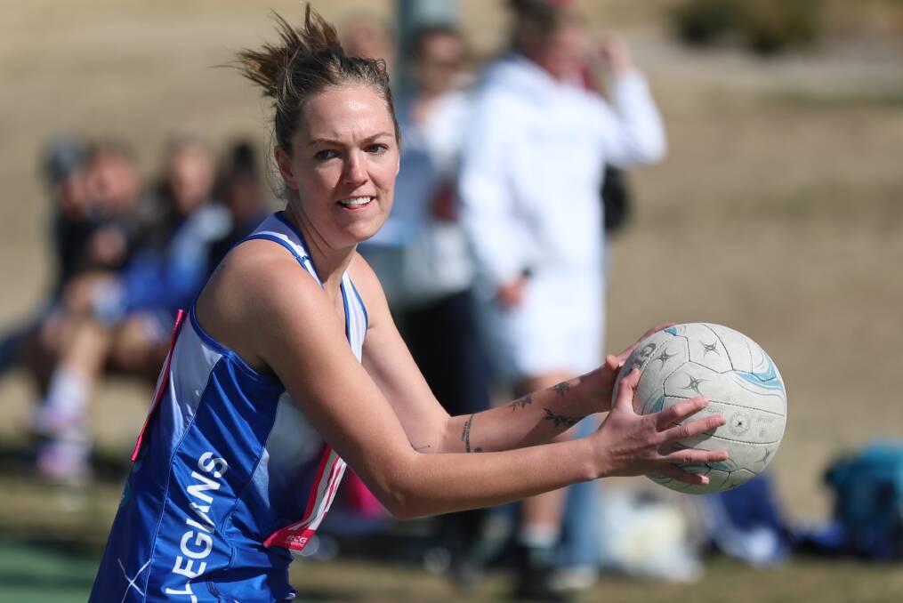MADE IT: Georgia Teirney and Collegians Mystified are the first team through to the Bathurst Netball Association A grade decider. Photo: PHIL BLATCH
