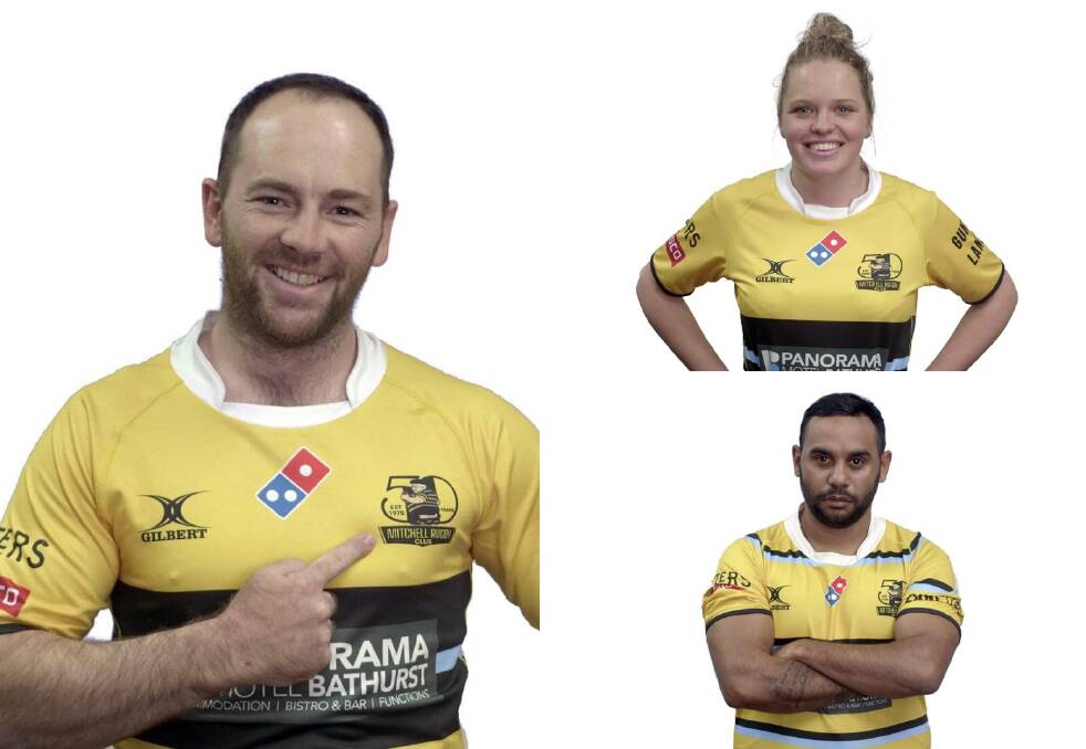 NEW LOOK: CSU unveiled their 2020 jerseys over the course of this week. Featured (clockwise) are Josh Booth (first grade), Georgia Verwey (women's) and Jordan Carr-Boney (second grade) in the jumpers for the 50th anniversary season. Photos: GUNTHERS LANE