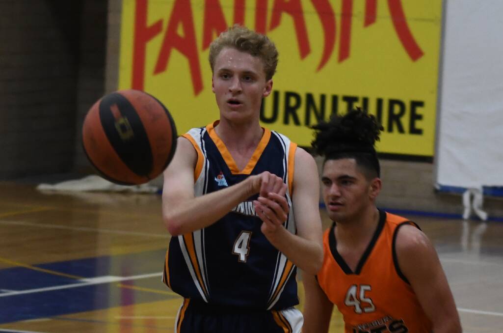 NEED THIS ONE: Nathan Germech and the Bathurst Goldminers are big favourites for their game against the winless Springwood Scorchers this Saturday at the Bathurst Indoor Sports Stadium. Photo: CHRIS SEABROOK
