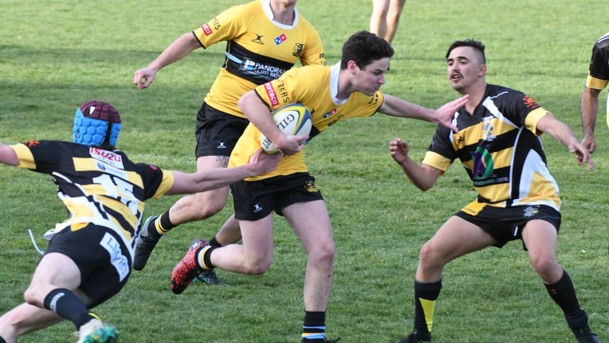 GIVING IT THEIR ALL: CSU know they'll be in for a big challenge when they travel to face Narromine Gorillas this Saturday at Cale Oval. Photo: CHRIS SEABROOK