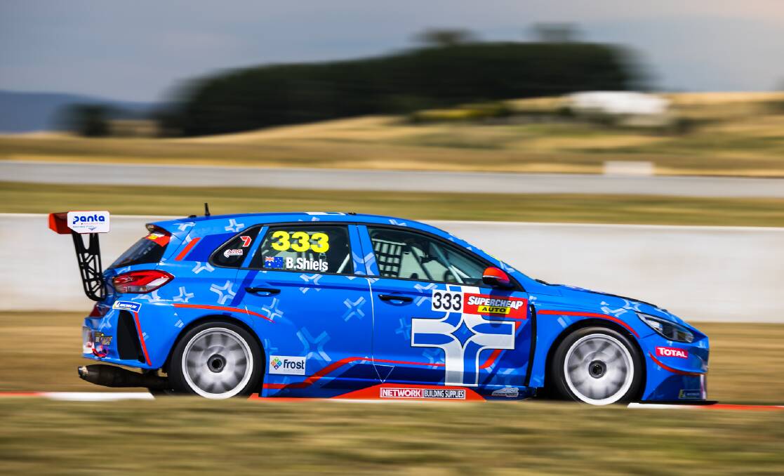 COMEBACK EFFORT: Bathurst driver Brad Shiels fought back after a race one penalty to finish the last event of the TCR Australia round inside the top 10. Photo: TCR AUSTRALIA