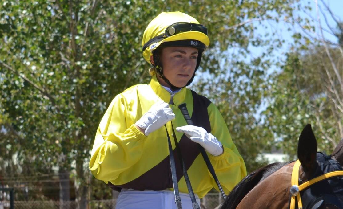 DOMINANT: Mikayla Weir rode the Gayna Williams-trained Silverdeel to victory in Monday's racing action at Narromine. Photo: NICK GUTHRIE