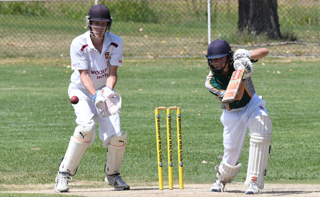 MASSIVE WEEKEND: Bailey Brien's unbeaten century paved the way for Bathurst's victory over Mudgee on Sunday. Photo: CHRIS SEABROOK