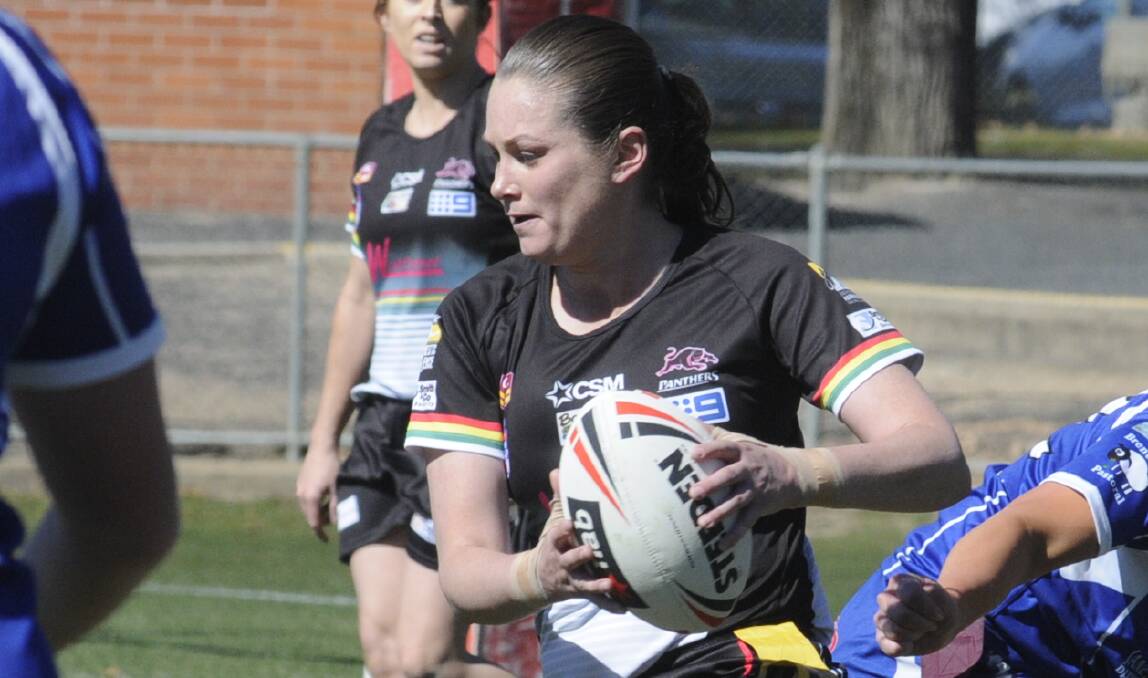 CENTURION: Bathurst Panthers captain-coach Monique Christie-Johnson celebrated her 100th league tag game with a convincing 22-6 win over the Blayney Bears in Saturday's minor semi-final at Wade Park.