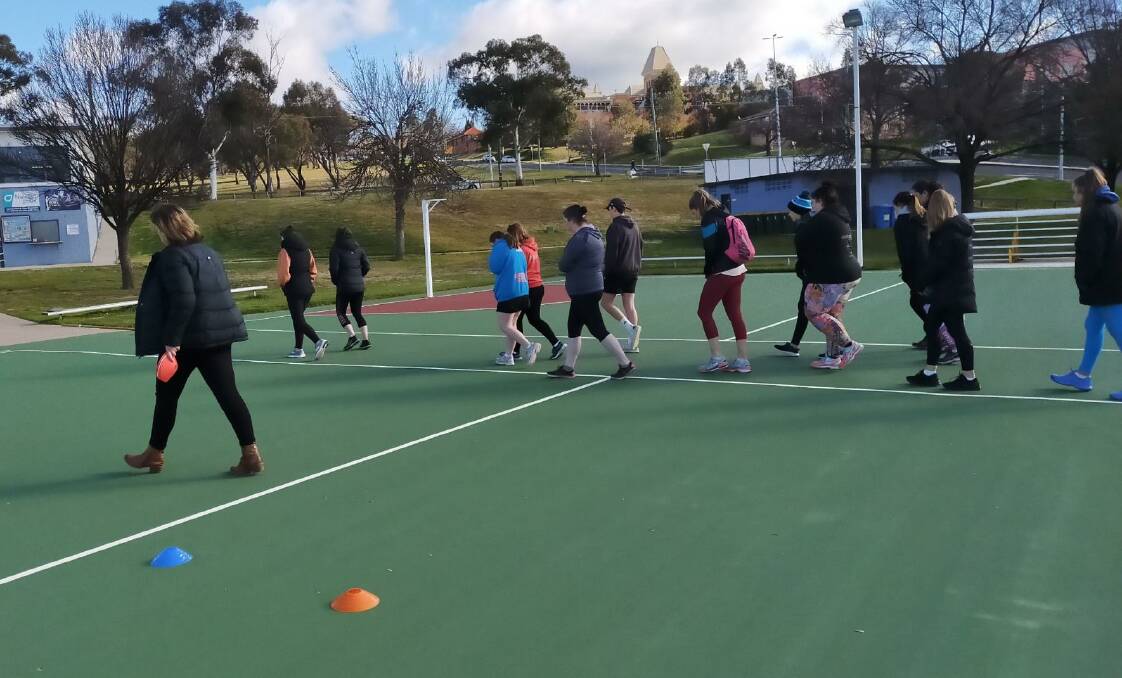 PUT THROUGH THEIR PACES: Players are taken through scenarios during the latest round of Bathurst Netball Association umpiring clinics. The last weekend of a three-part schedule takes place this Saturday. Photo: CONTRIBUTED