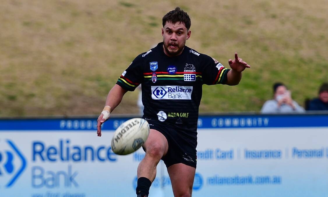 THREATS: Joey Bugg (pictured), Desi Doolan and Jeremy Gordon scored the Panthers' seven tries between them. Photo: ALEXANDER GRANT